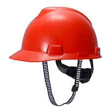 梅思安 V-Gard标准型安全帽 (红) 超爱戴  10172904